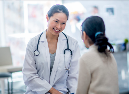 Doctor visit patient at home